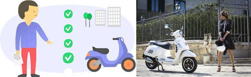 Grote verschillen in verzekeringspremie Vespa scooters
